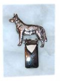 Australian Cattle Dog Ring Clip Silver